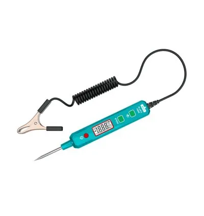 Total Multimeter Automotive Circuit Tester DC 1-100V 2700mm with Digital Display, Flashlight, Backlight THT417506