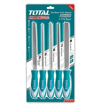 Total Steel File Set 8" 5pcs THT918516