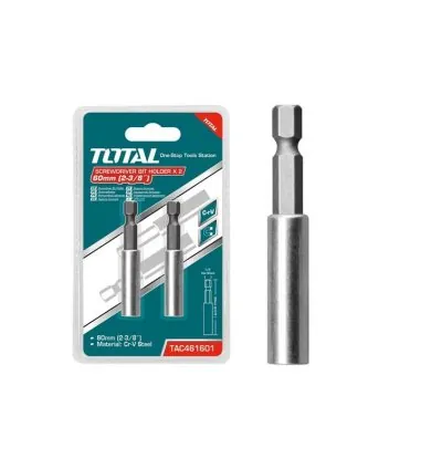 Total Screw Driver Bit Holder 60mm TAC461601