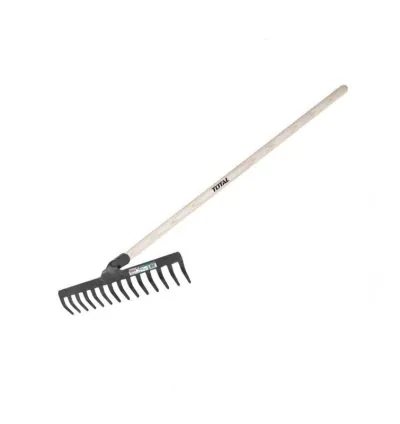 Total Garden Rake Gravel with Handle THTHW0204