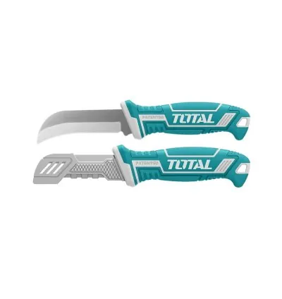 Total Cable Stripping Knife 200mm Curved Blade THT51882