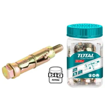 Total Raw Bolt Anchor Shell M8x65 15pcs WJHA0806511