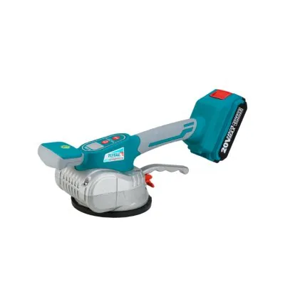 Total Tile Vibration Machine Cordless, Litihium-ion 20V with 12 Speed Adjustment, 2.0Ah Battery & Charger TTVLI20101