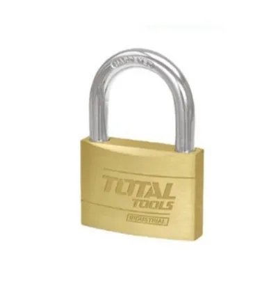 Total Brass Padlock 50mm Heavy Duty TLK32502