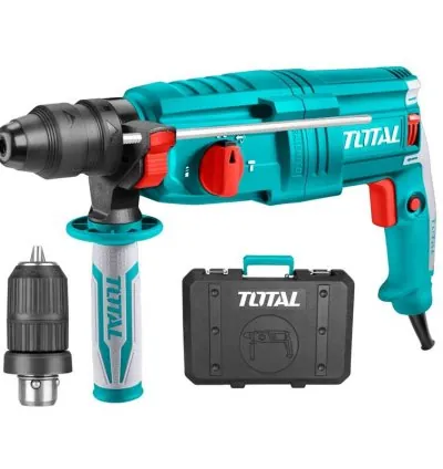 Total Rotary Hammer Drill Machine 800W SDS Plus with Keyless Chuck TH308268-2
