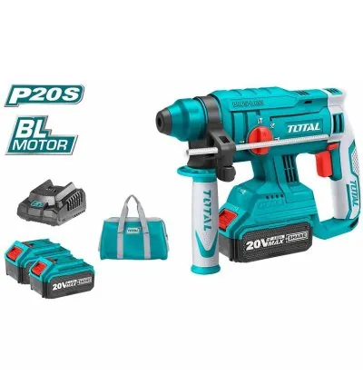 Total Rotary Hammer Drill Machine Cordless Li-Ion 20V TRHLI22012