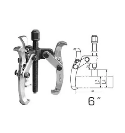 Total Gear Puller 3 Jaws 6" THTGP366