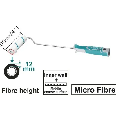 Total Paint Brush Roller 4" Micro Fibre THT8541D
