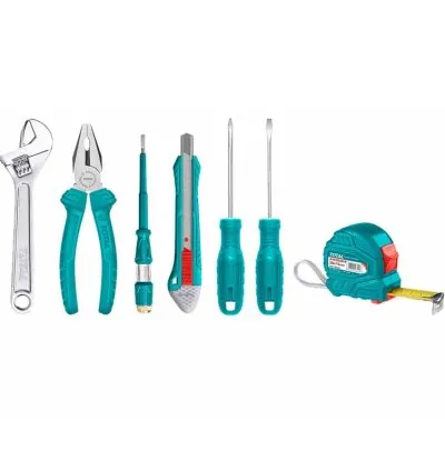 Total Tool Box Hand Tools 7pcs Set THKTHP90076