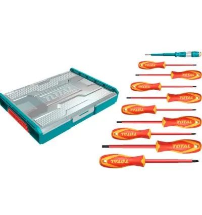 Total Tool Box Hand Tools 10pcs Set Insulated THKTV02S101
