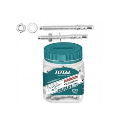 Total Raw Bolt Anchor Wedge M6x55mm 30pcs WJWA0605511