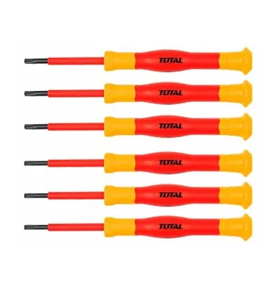 Total Screw Driver Precision 6pcs Set Insulated THKIPSD0601