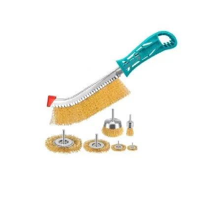 Total Wire Brush Set Pack of 7 TAC310071