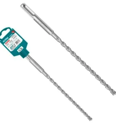 Total Hammer Drill Bit SDS Plus 20 x 310mm High Quality Cross Head Carbide Tip, Chrome Alloy Steel TAC312003C