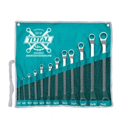 Total Offset Ring Spanner Set 12pcs THT1024121