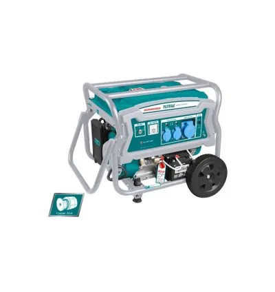 Total Petrol Generator 6.5kW 4 Stroke Pull & Electric Start TP165006-8