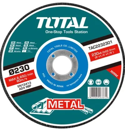 Total Grinding Disc 9" for Metal TAC2232301HA