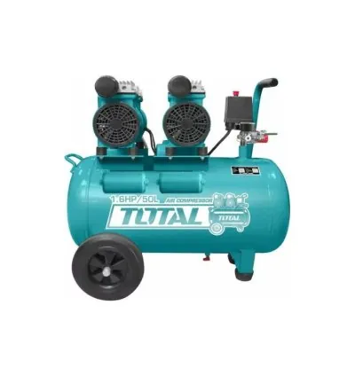 Total Air Compressor 50L - Oil-ess, 2 Motor TCS2150502