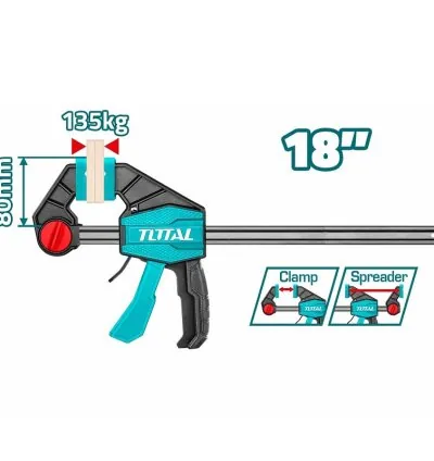 Total Quick Bar/F Clamp 80 x 450mm THT1346801