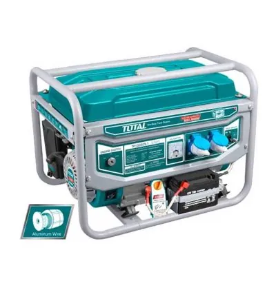 Total Petrol Generator 3kW 4 Stroke Pull & Electric Start TP130005-1