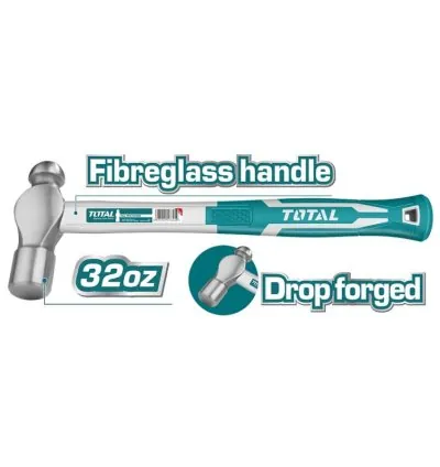 Total Ball Pein Hammer 900g Fibre Handle THT74326