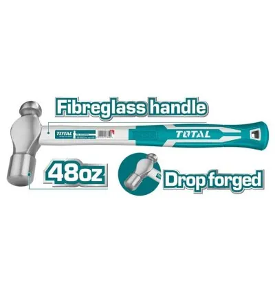 Total Ball Pein Hammer 1300g Fibre Handle THT74486
