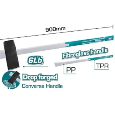Total Splitting Wedge/Stoning Hammer 2.7kg THT78206D