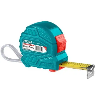 Total Steel Measuring Tape 5m x 19mm Metric TMT126351M
