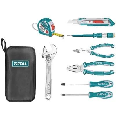 Total Tool Box Hand Tools 8pcs Set THKTHP90086