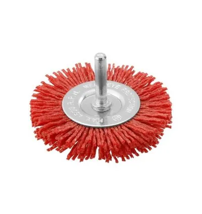 Total Wire Brush Circular 75mm Nylon TAC34035