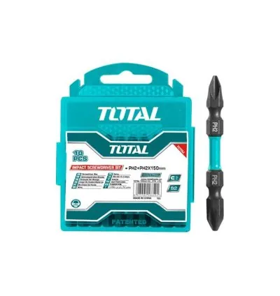 Total Screw Driver Bit Impact 65mm 10pcs Set TACIM16HL133