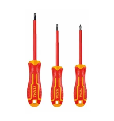 Total Screw Driver 3pcs Set Insulated THTIS036