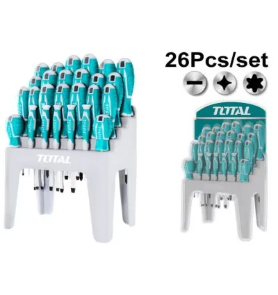 Total Screw Driver 26pcs Set THT250626