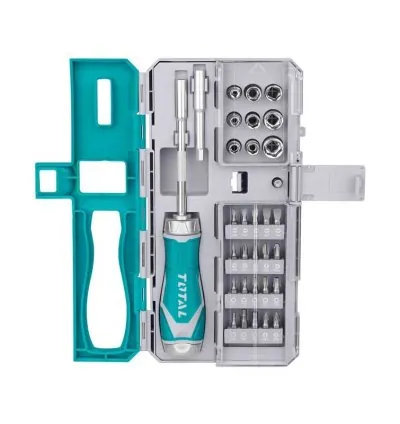 Total Ratchet Screw Driver 33pcs Set TACSD30336