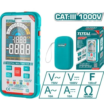 Total Multimeter Digital 1000V TMT475052