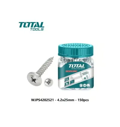 Total Self Tapping Screw 4.2 x 25mm 150pcs WJPS4202521