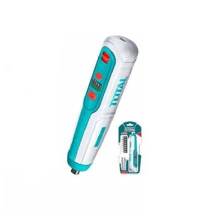 Total Screw Driver Set Lithium Ion Cordless 4V TSDLI0423