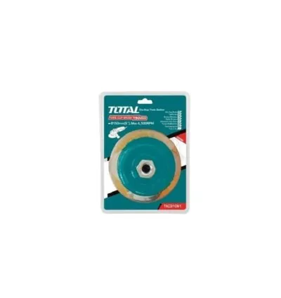 Total Wire Cup Brush with Nut 150mm Soft Golden TAC31061
