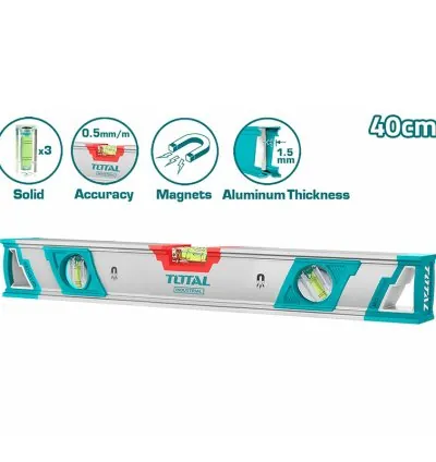 Total Spirit Level with Powerful Magnets 40cm TMT24086M