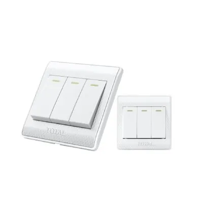 Total 3 Gang Switch Electric 1 Way 16A THESSH03101