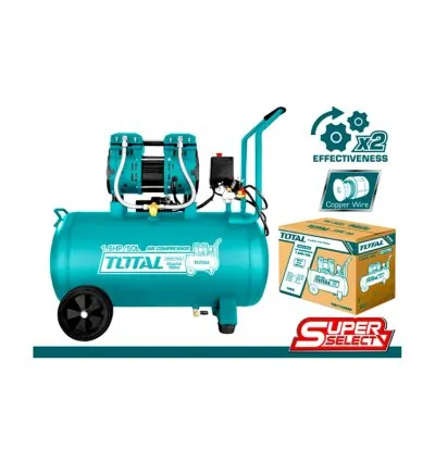 Total Air Compressor Oiless, 1 Copper Wire Motor 50L 1.2KW 1200W TCS1120508-8