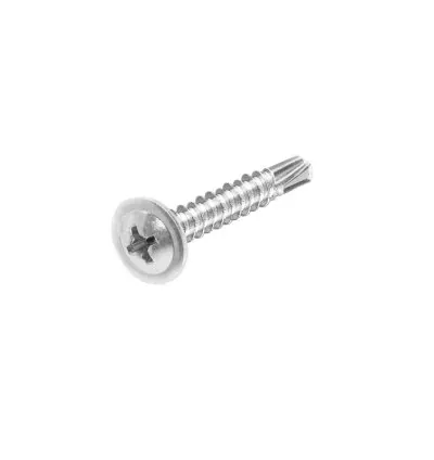 Total Self Drilling Truss Head Screw 8x1-1/4" for Phillips Drive, Zinc Plated Finish 320pcs THWTD81141