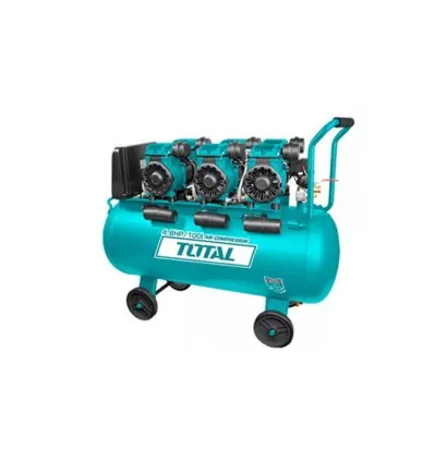 Total Air Compressor 100L Oil Free System, 2 Motors 4.8HP TCS3361008