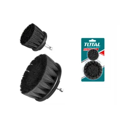 Total Hard Bristle Cleaning Brush 2" & 3.5" 2pcs Set TACH1235