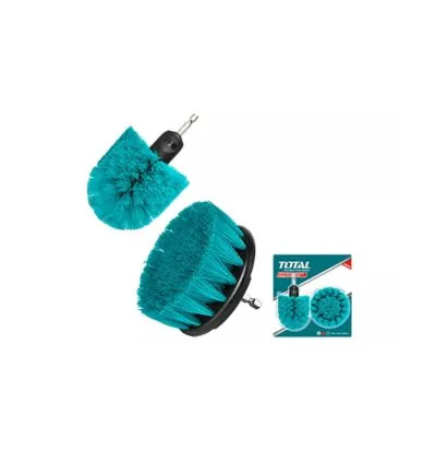 Total Medium Bristle Cleaning Brush 3.5" 2pcs Set TACM2335