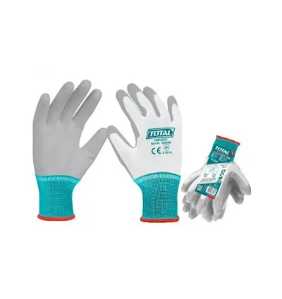 Total PU Coated Safety Gloves XL for Oil Environment TSPUG01