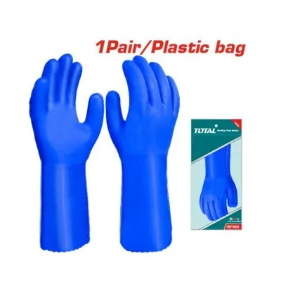 Total PVC Safety Gloves XL 30cm Oil, Acid & Alkali Resistance TSP1803
