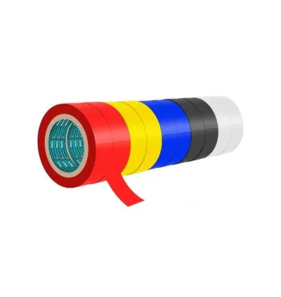 Total PVC Insulating Tape Multicolor 20m 10pcs Set THPET1013