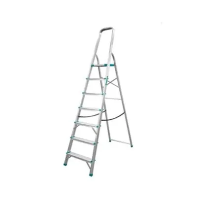 Total Household Ladder with 7 Steps, Aluminium Body THLAD06071