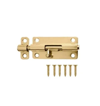 Total Steel Tower Bolt 3" 1.2/?7.4mm for Horizontal & Vertical Positions, Includes 6pcs Fasteners THTB103